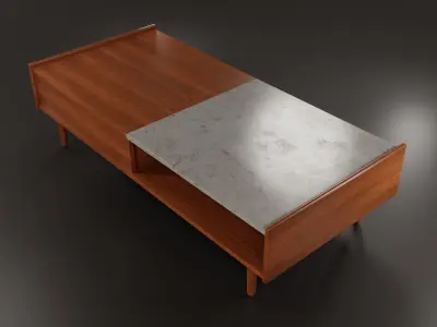 Coffee Table No1 Free low-poly 3D model