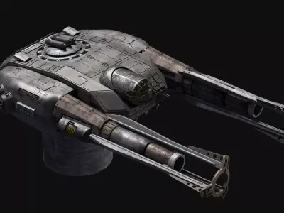 Battlestar Galactica - Main Battery KEW 3D model