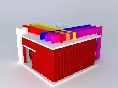 Exhibition pavilion 3D model