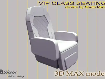 VIP CABIN SEATING 3D model