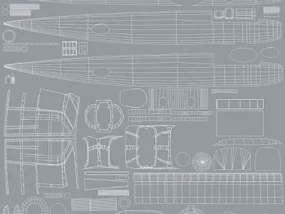 Mitsubishi G3M Nell Aircraft WWII Low-poly 3D model