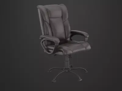 Staples Kelburne Luxura Faux Leather Desk Chair Free 3D model