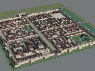 Ancient city 3D model