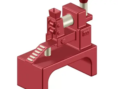 Kids Food Machinery Toy 3D model