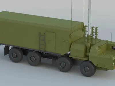 Command Post 55K6E 3D model