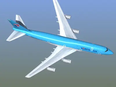 B747 Airliner 3D model