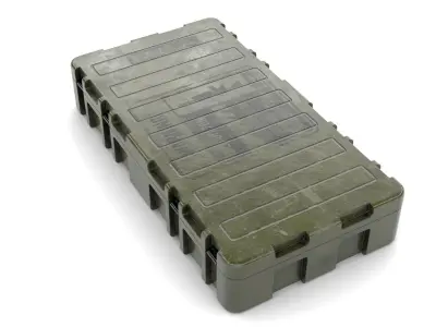 Military Weapon Case Low-poly 3D model