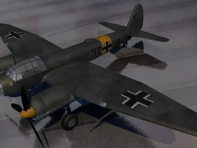 Junkers Ju-88 A-4 3D model