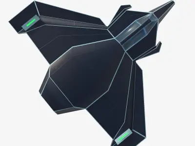 space mosquito v5 Low-poly 3D model