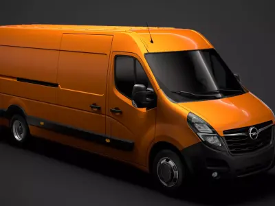Opel Movano L4H2 Van 2020 3D model