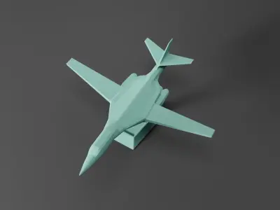 B-1 Lancer Plane 3D print model