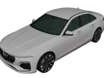 CAR VinFast LUX A2 Free 3D model