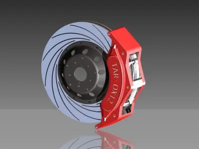 Brake Disc TAR OX12 3D model