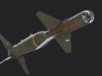 GBU-24B Paveway III BLU-109 3D model