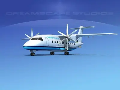 Dornier Do-328-130 Miami Express 3D model