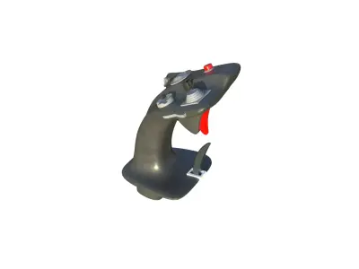 HOTAS Stick for fighter jet  3D model
