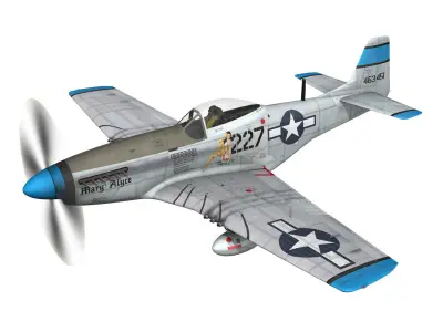 North American P-51D - Mary Alyce 3D model