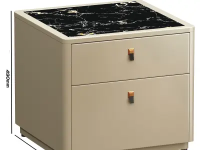 bedside cupboard Free 3D model