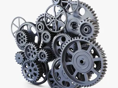 Gear mechanism v 2 3D model