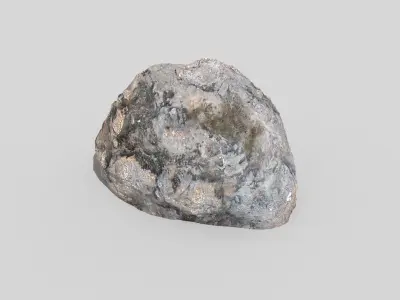 Detailed Rock Low-poly 3D model