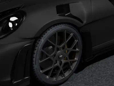 Porsche GT3 RS 2023 3D model