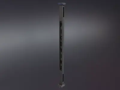 Anaconda Picatinny Rail Mount Free low-poly 3D model