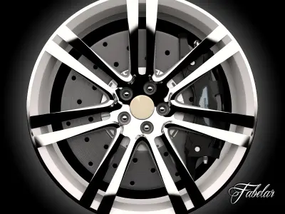 Aston Martin One-77 rim 3D model