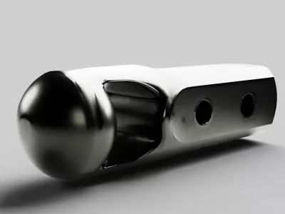 Tow hitch Low-poly 3D model