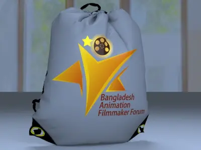 Caring BAG Low-poly 3D model