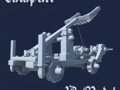 Catapult 3D model