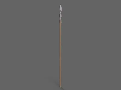 PBR Spear V1b Low-poly 3D model