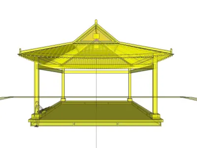 Korean Traditional HANOK 3D model Free 3D model