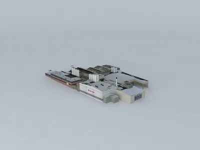 Brisbane Parmalat Factory Free 3D model
