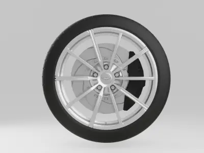 Aston Martin Vantage 2019 Wheel 3D model