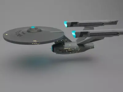 USS Enterprise - Star Trek Model 3D model