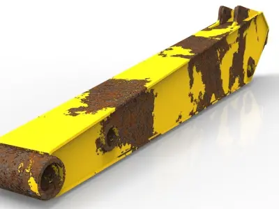 Excavator arm Free 3D model