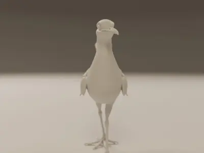 pigeon 3D print model