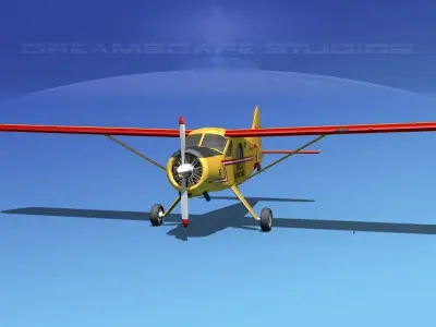Dehaviland DH-2 Beaver RCAF 3D model