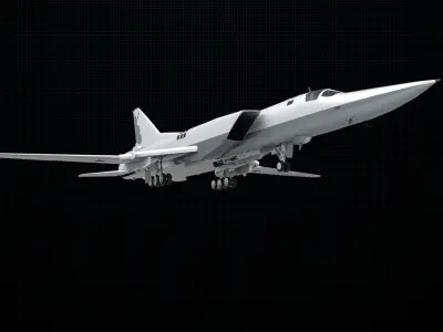 Tupolev TU-22M 3D model