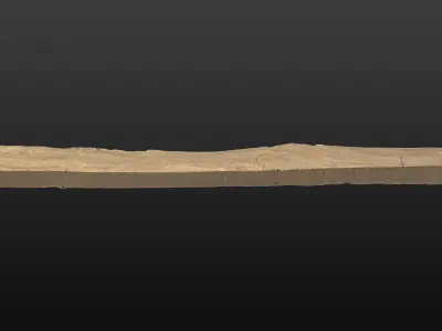 Wood Beam 07 3D model