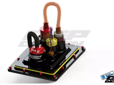 PINKI fuel pumpdesigned bypaX Free 3D model