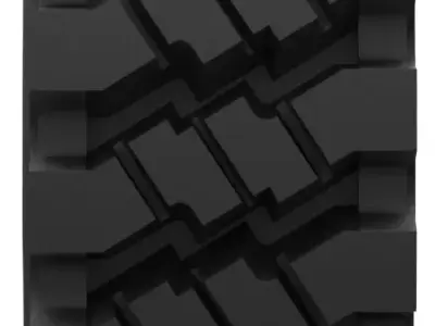 TRUCK TIRE Free low-poly 3D model