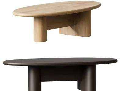 Beautifully Designed Fishes 19 Coffee Table 3D model