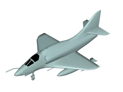 McDonnell Douglas F-4 Phantom II 3D model