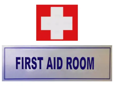 First Aid Signs Low-poly 3D model