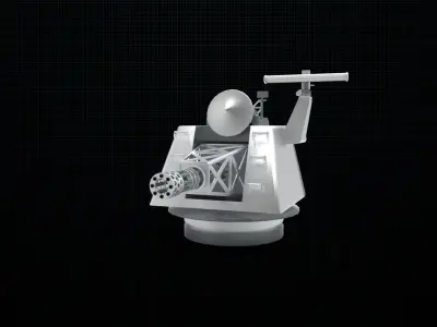 Goalkeeper CIWS 3D model
