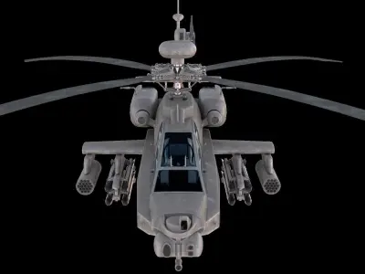 AH-064 Apache longbow 3D model