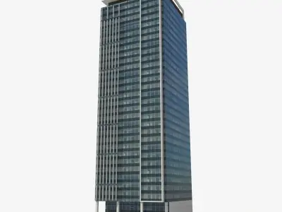 King George Central Low-poly 3D model