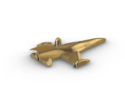 dije- colgante jet -v- 3D print model