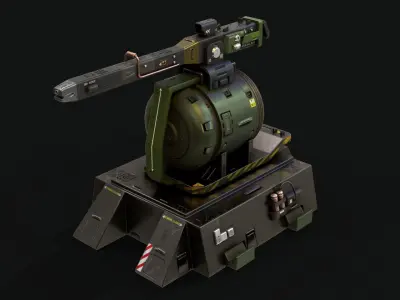 Sentry Turret 3D model